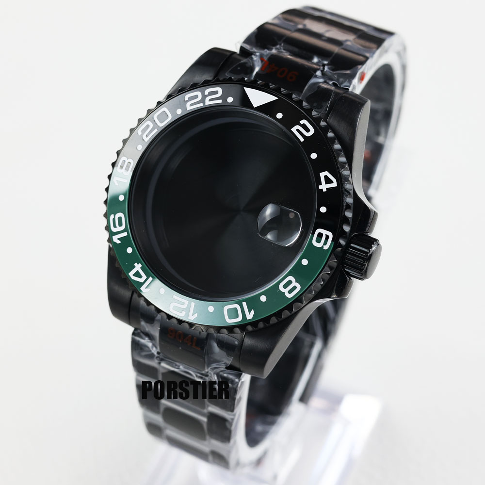 40mm 블랙 pvd 시계 케이스 NH34 NH35 N - Reel Case 리뷰 및 가격
