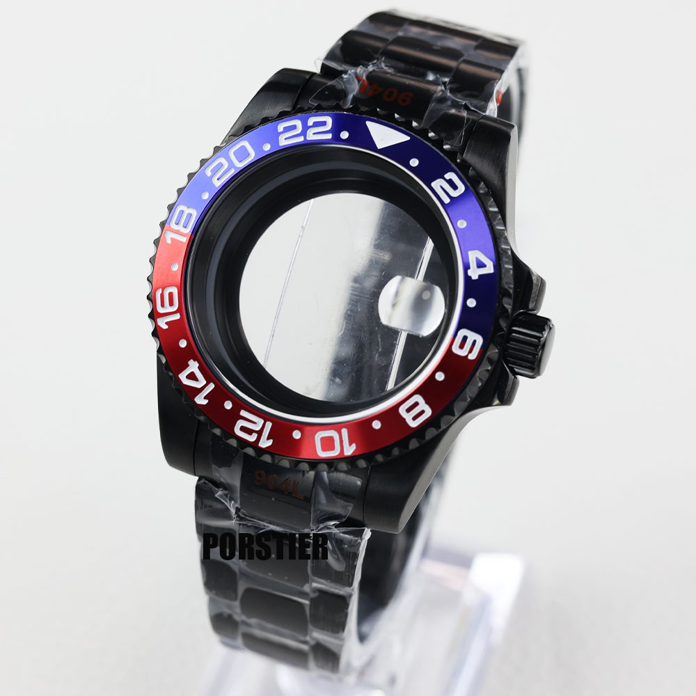 40mm 블랙 pvd 시계 케이스 NH34 NH35 N - Reel Case 리뷰 및 가격